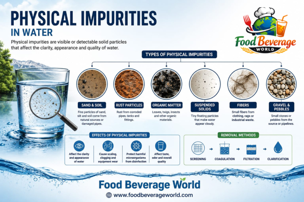 Physical Impurities in Water